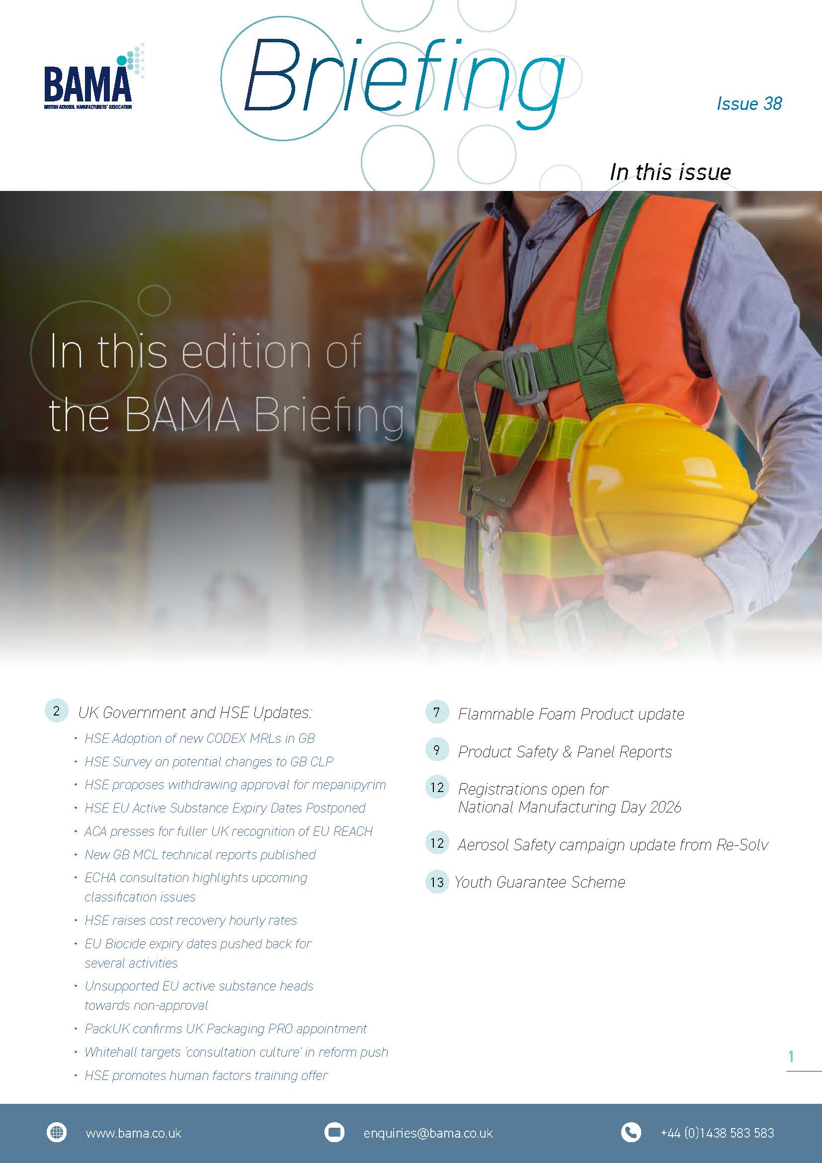 BAMA Briefing Issue 38